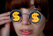 3D money glasses funny 3D holographic money sunglasses