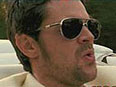 johnny knoxville aviator comes in dark mirror or gradient lens