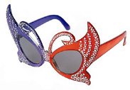 crystal fairy glasses mardi gras fairy glasses